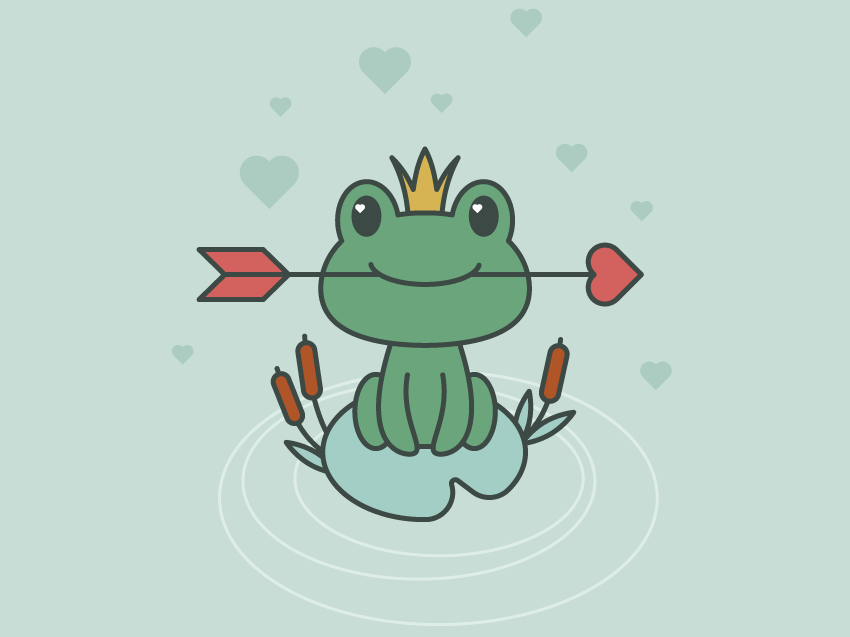 如何在Adobe Illustrator中创建青蛙王子插图