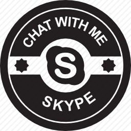 Skype社会徽章图标
