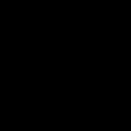 文本对齐的四个相同大小的直线的接口的选择符号图标