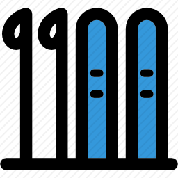 滑雪板图标