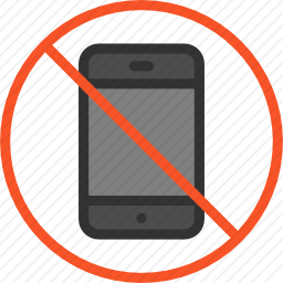 禁止携带手机图标