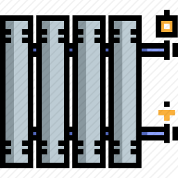 暖气片图标