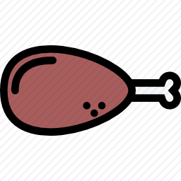 鸡腿图标