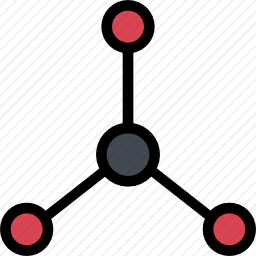 化学架构图标