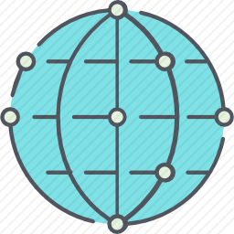 球形网络图标