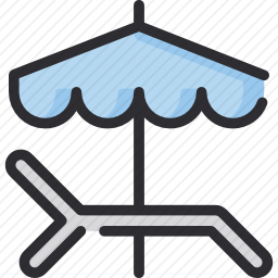 太阳伞图标