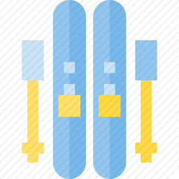 滑雪板图标
