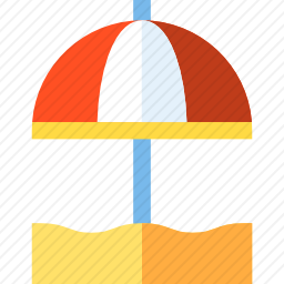 太阳伞图标