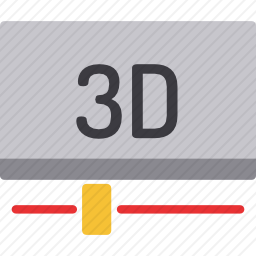 3D电影图标