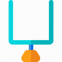 橄榄球门图标