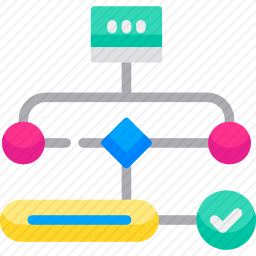 工作流程图标