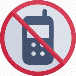 禁止使用手机图标