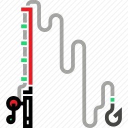 钓鱼杆图标