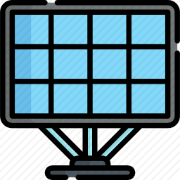 太阳能电池板图标