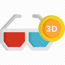 3D眼镜图标