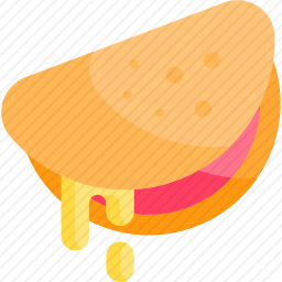 油炸玉米粉饼图标
