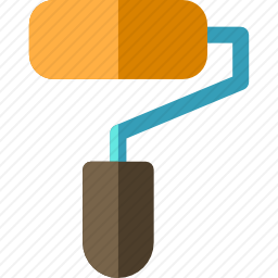 油漆滚筒图标