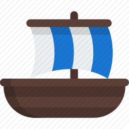 三桨座战船图标
