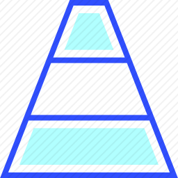 金字塔图表图标