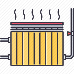 暖气片图标