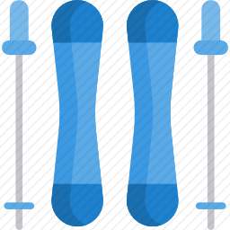 滑雪板图标