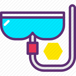 潜水面罩图标