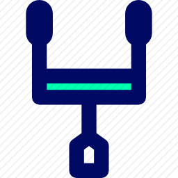 橄榄球球门图标