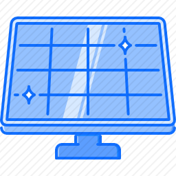 太阳能电池板图标