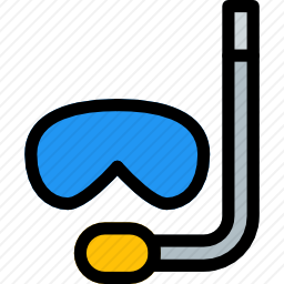 潜水面罩图标
