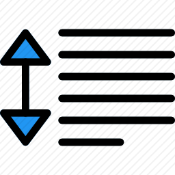 行距图标