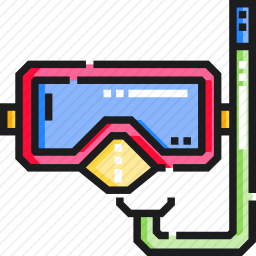 潜水面罩图标