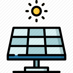 太阳能电池板图标
