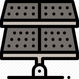 太阳能电池板图标