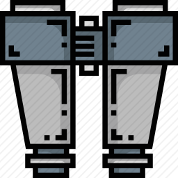 双筒望远镜图标