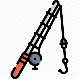 钓鱼杆图标