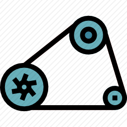 发动机皮带图标