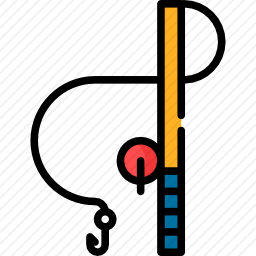 钓鱼杆图标