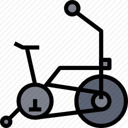 健身自行车图标