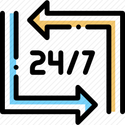24小时图标