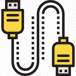 USB数据线图标