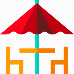 <em>阳伞</em>图标