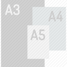 纸张尺寸图标