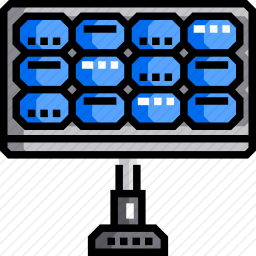 太阳能电池板图标