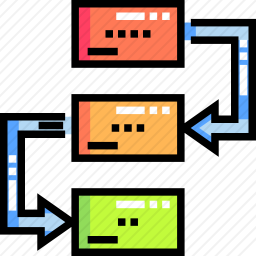 工作流程图标