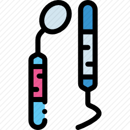 牙医工具图标