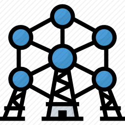 原子球塔图标
