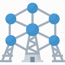原子球塔图标