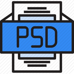 PSD图标