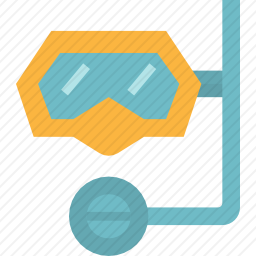 便携式水下呼吸器图标