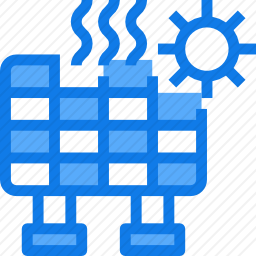 太阳能电池板图标